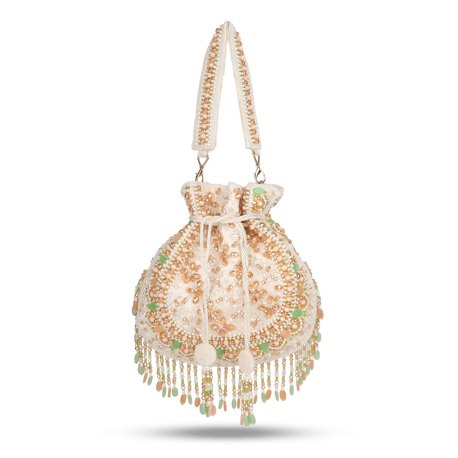 Pearlina White Potli
