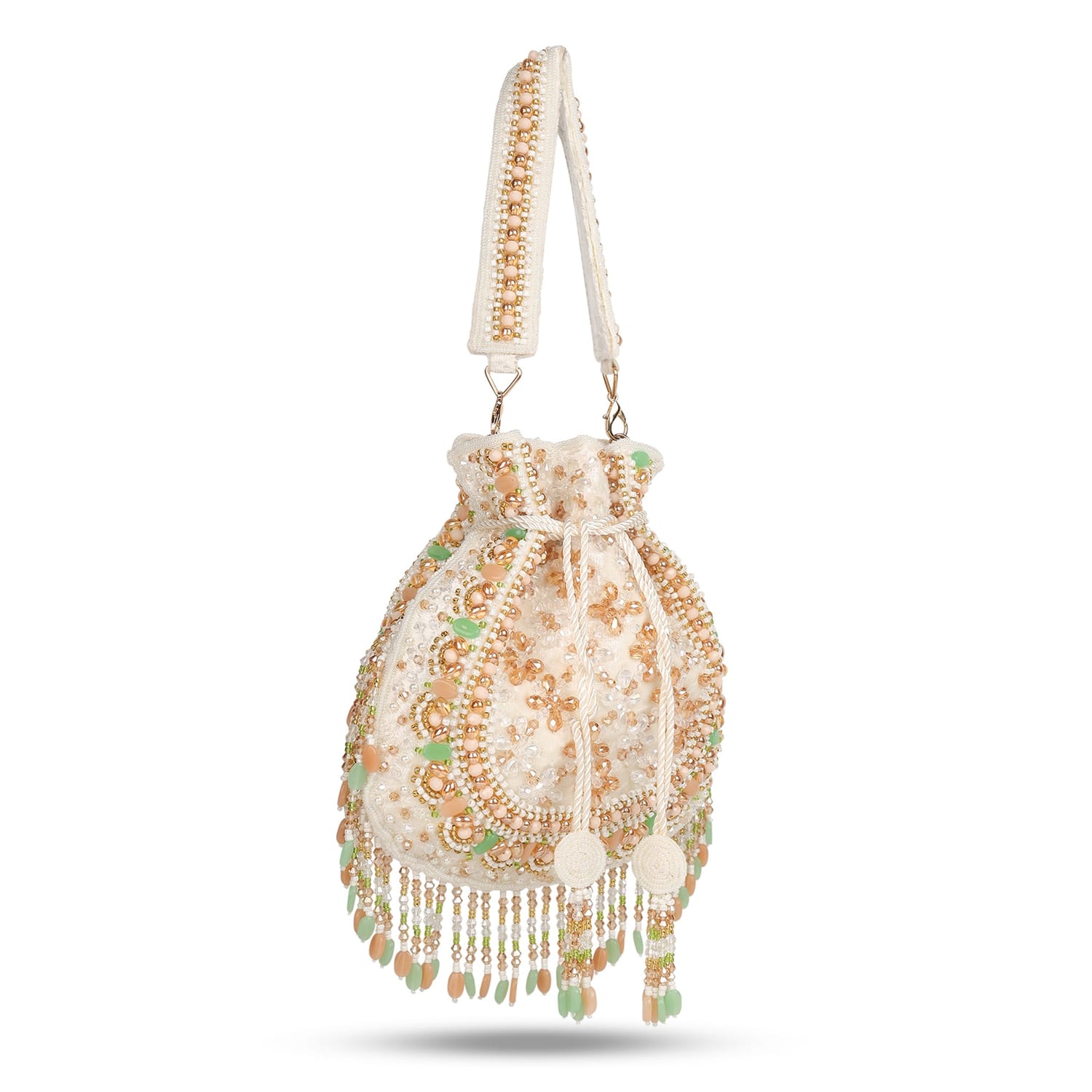 Pearlina White Potli