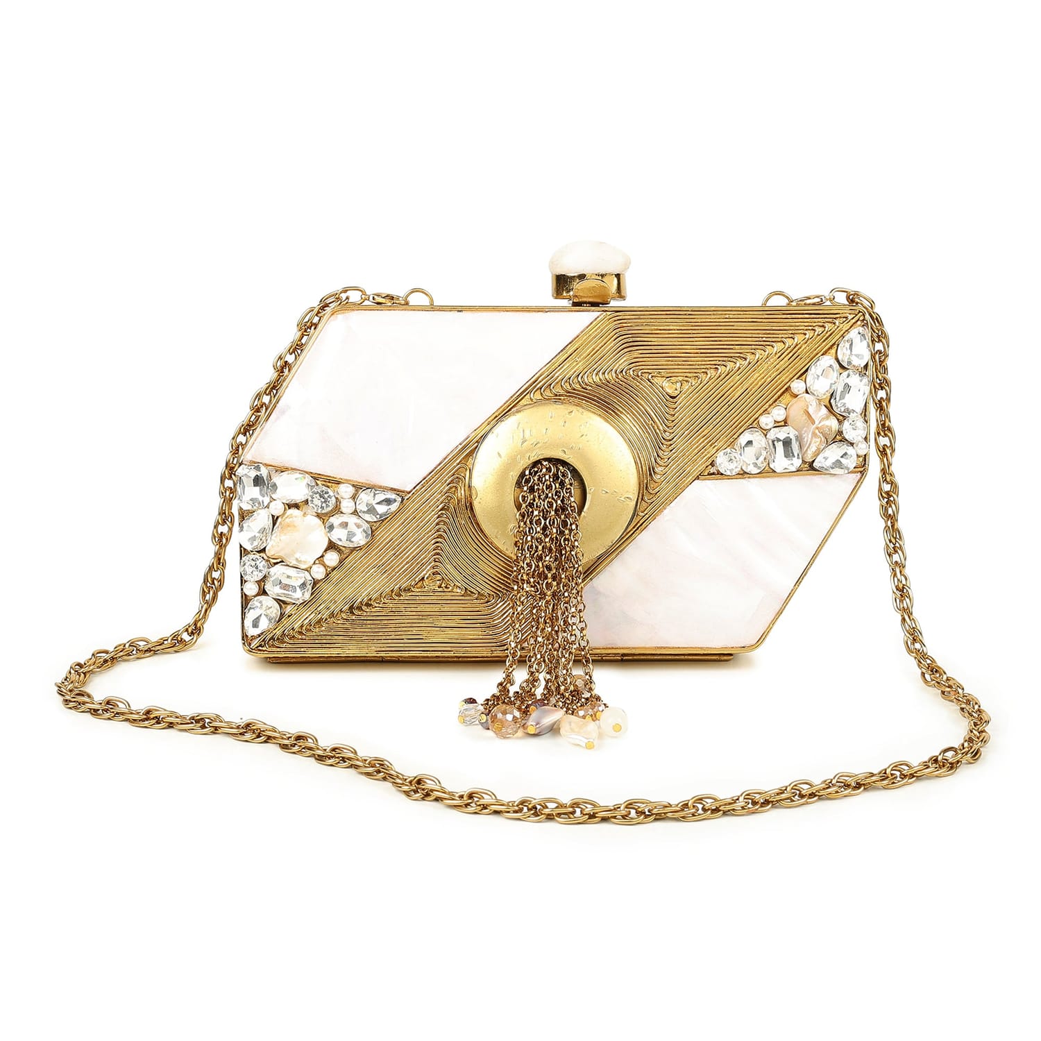 Eclat Golden Clutch