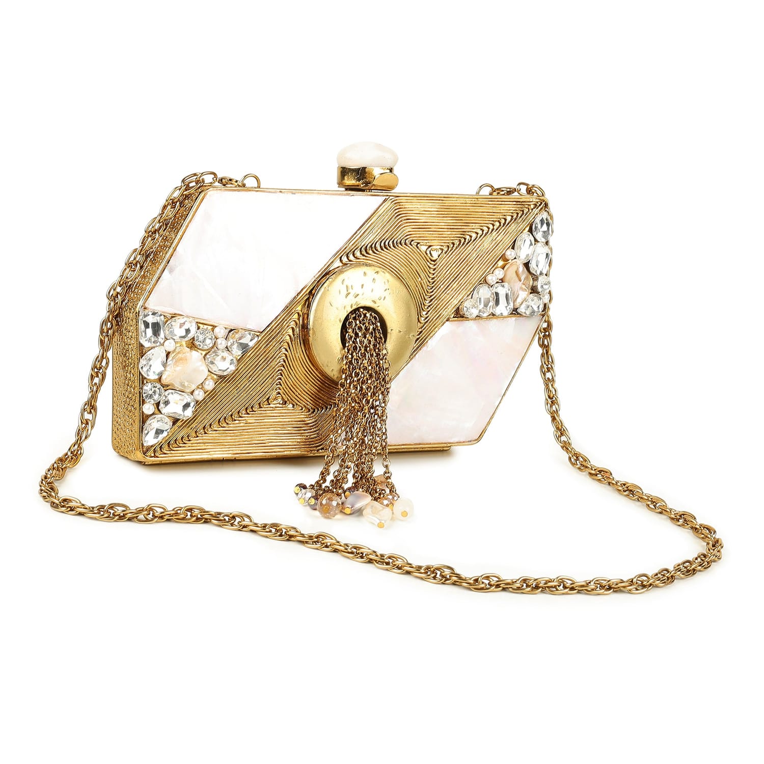 Eclat Golden Clutch