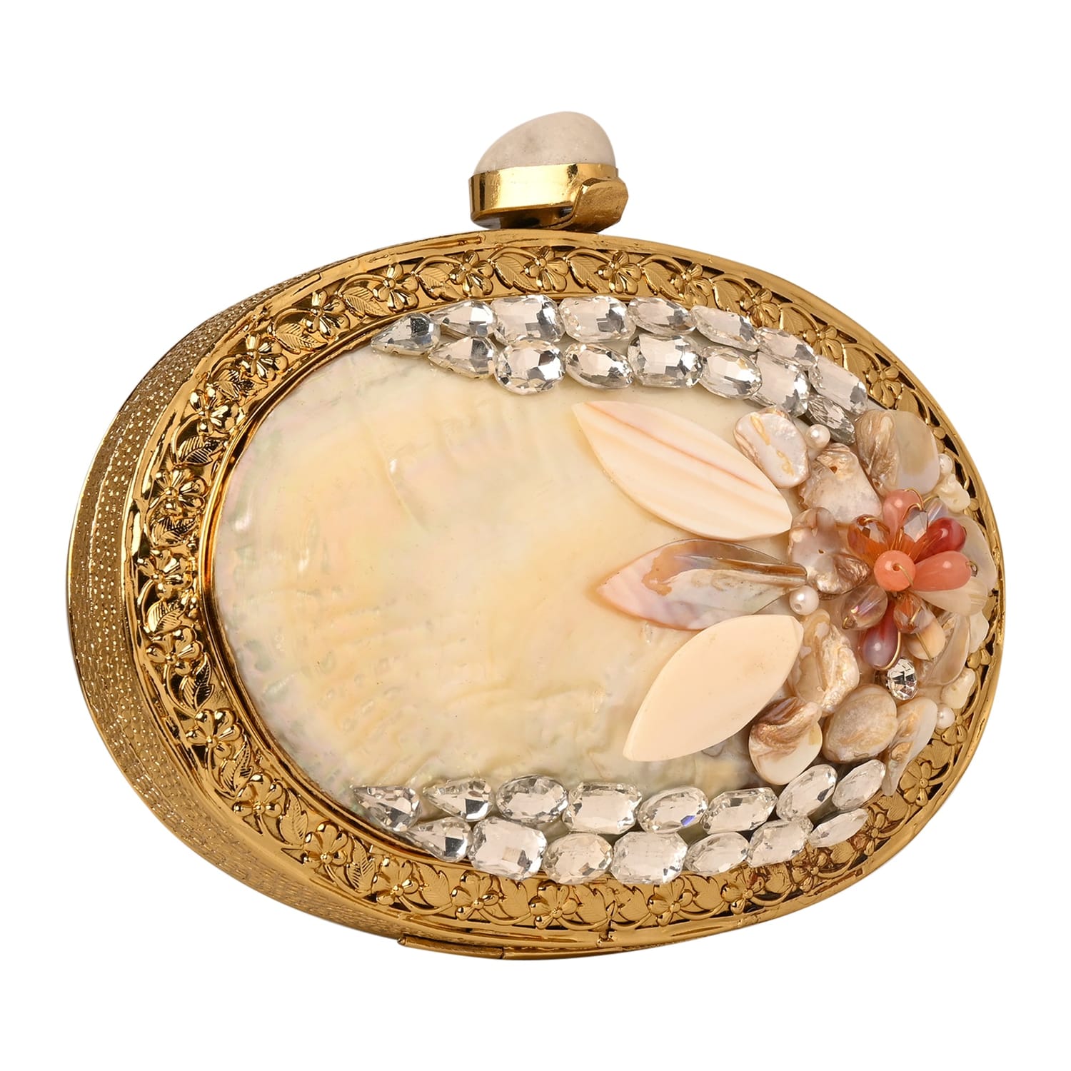 Swish Golden Clutch