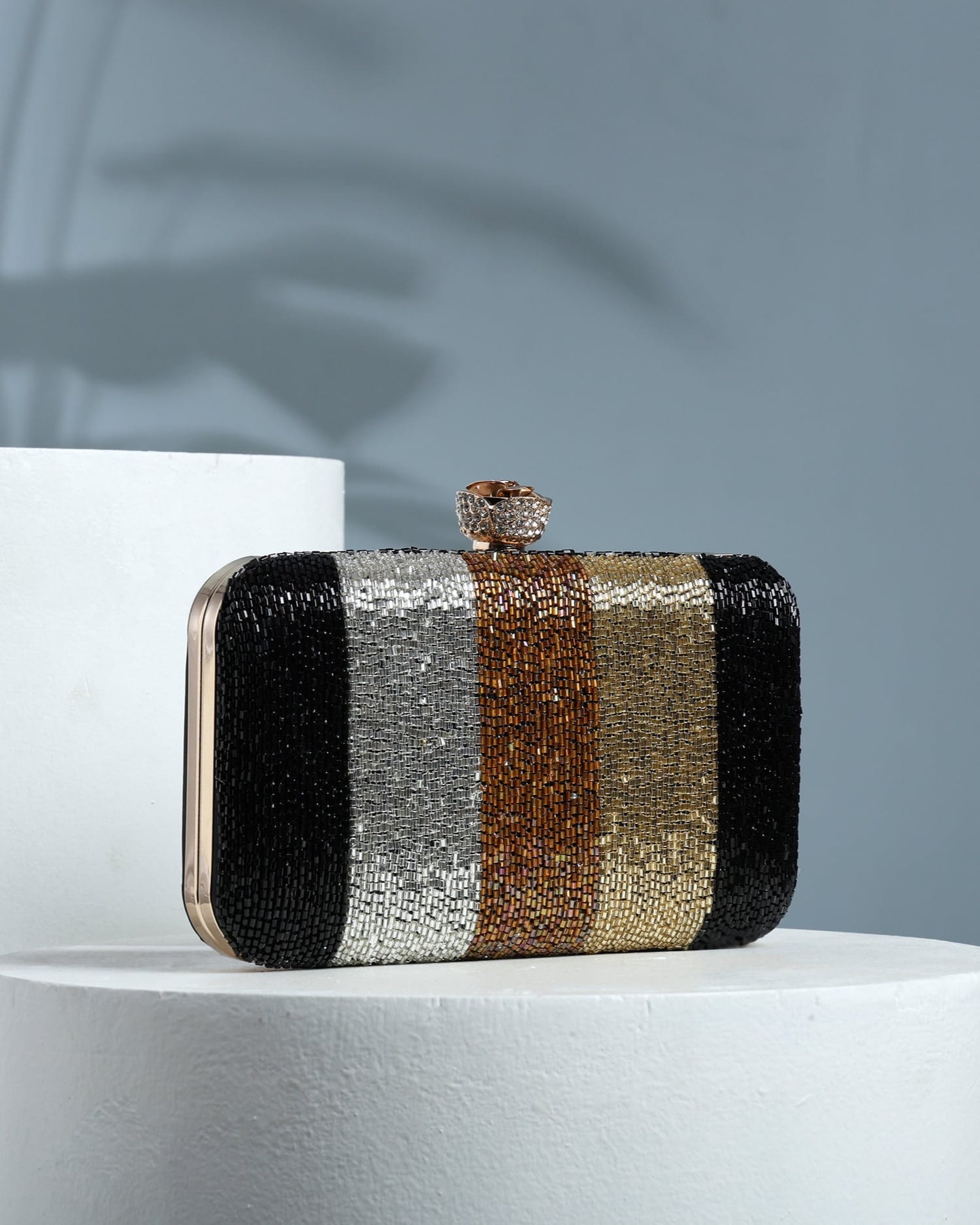 Tavisha Black Clutch