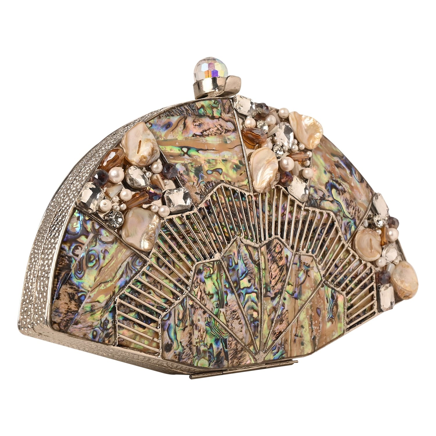 Oceana Silver Clutch