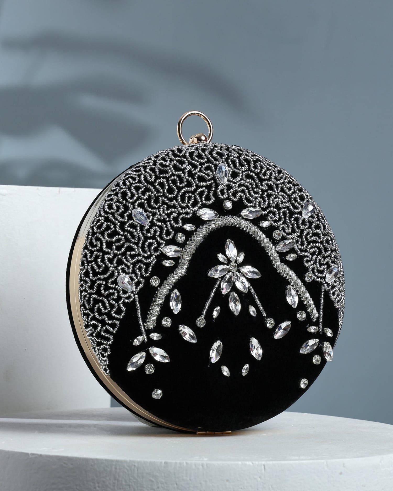 Ravenna Black Clutch
