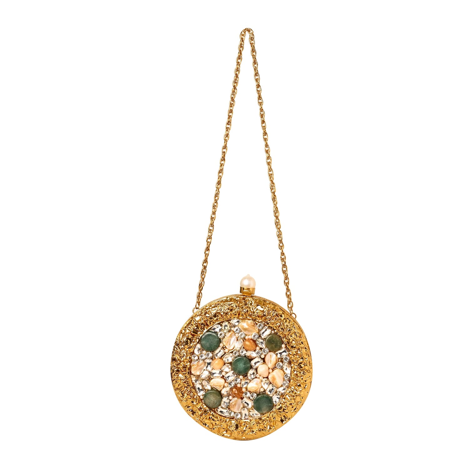 Indira Golden Clutch