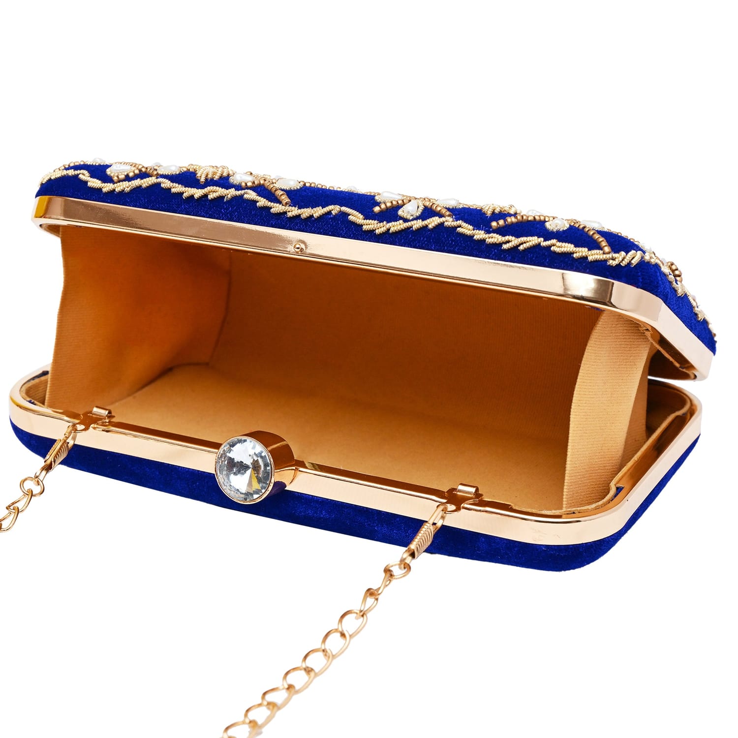 Best Mom Blue Clutch