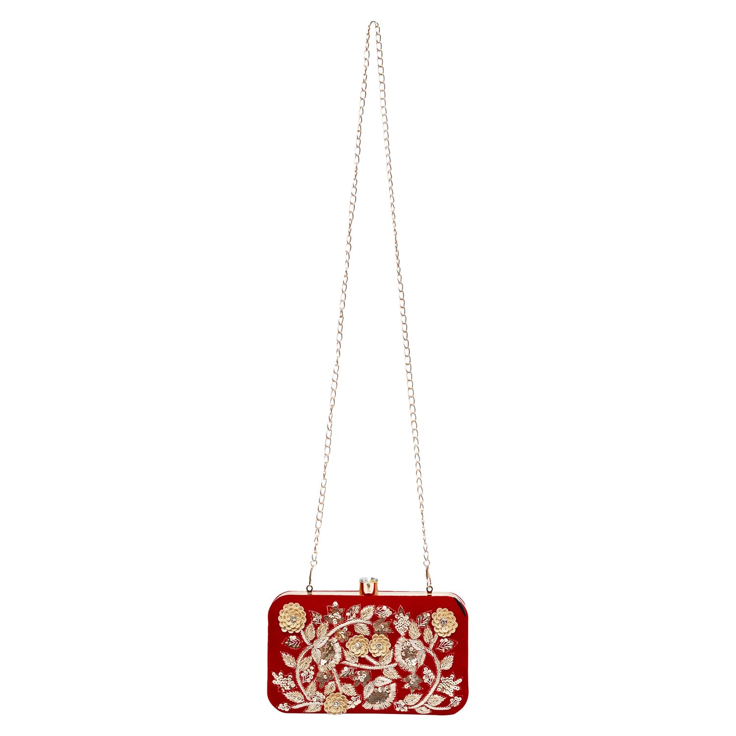 Gulnaar Red Clutch