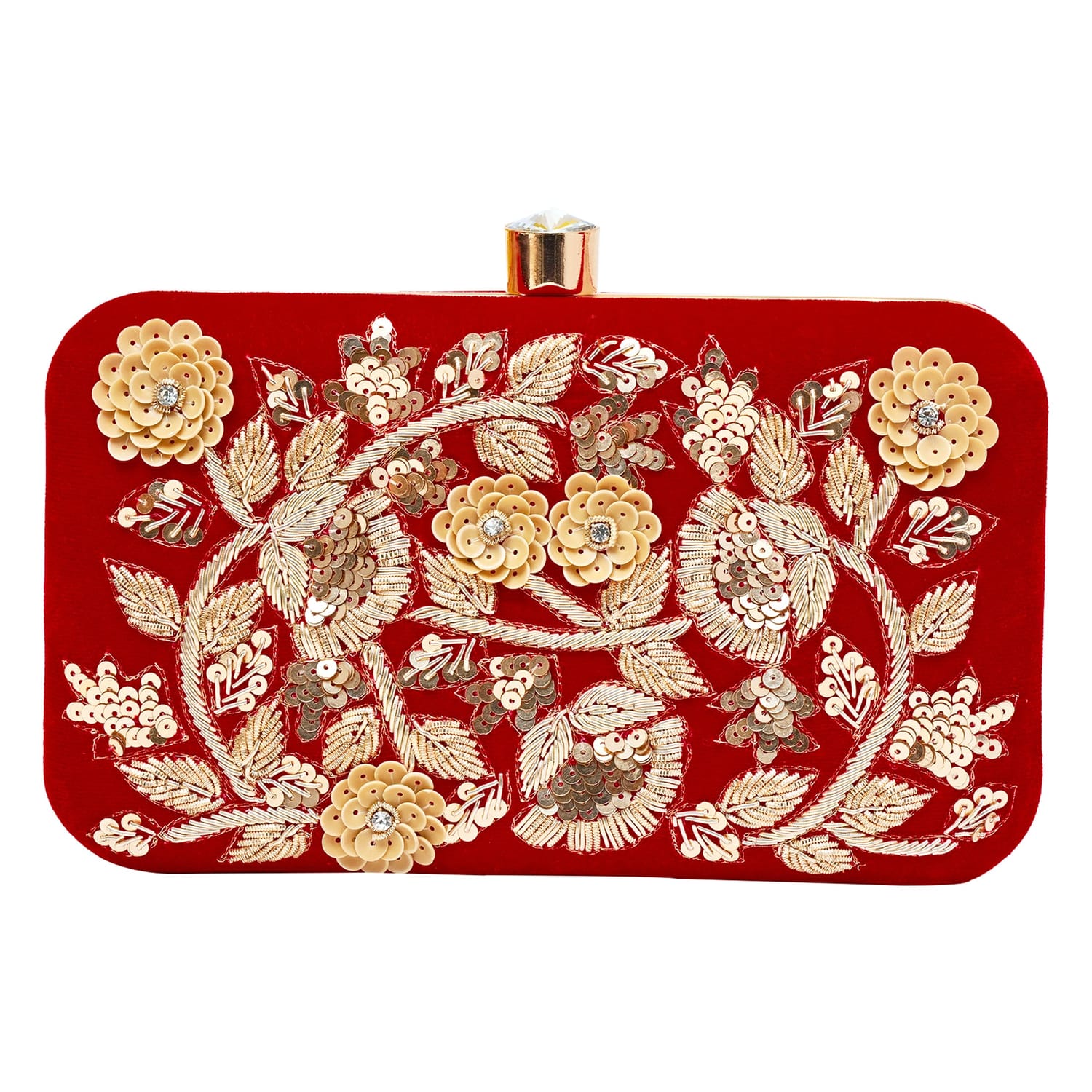 Gulnaar Red Clutch