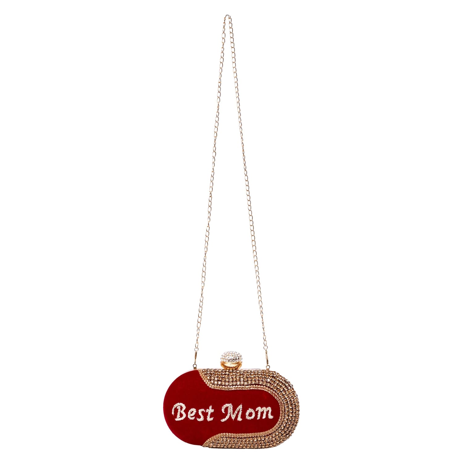 Best Mom Red Clutch
