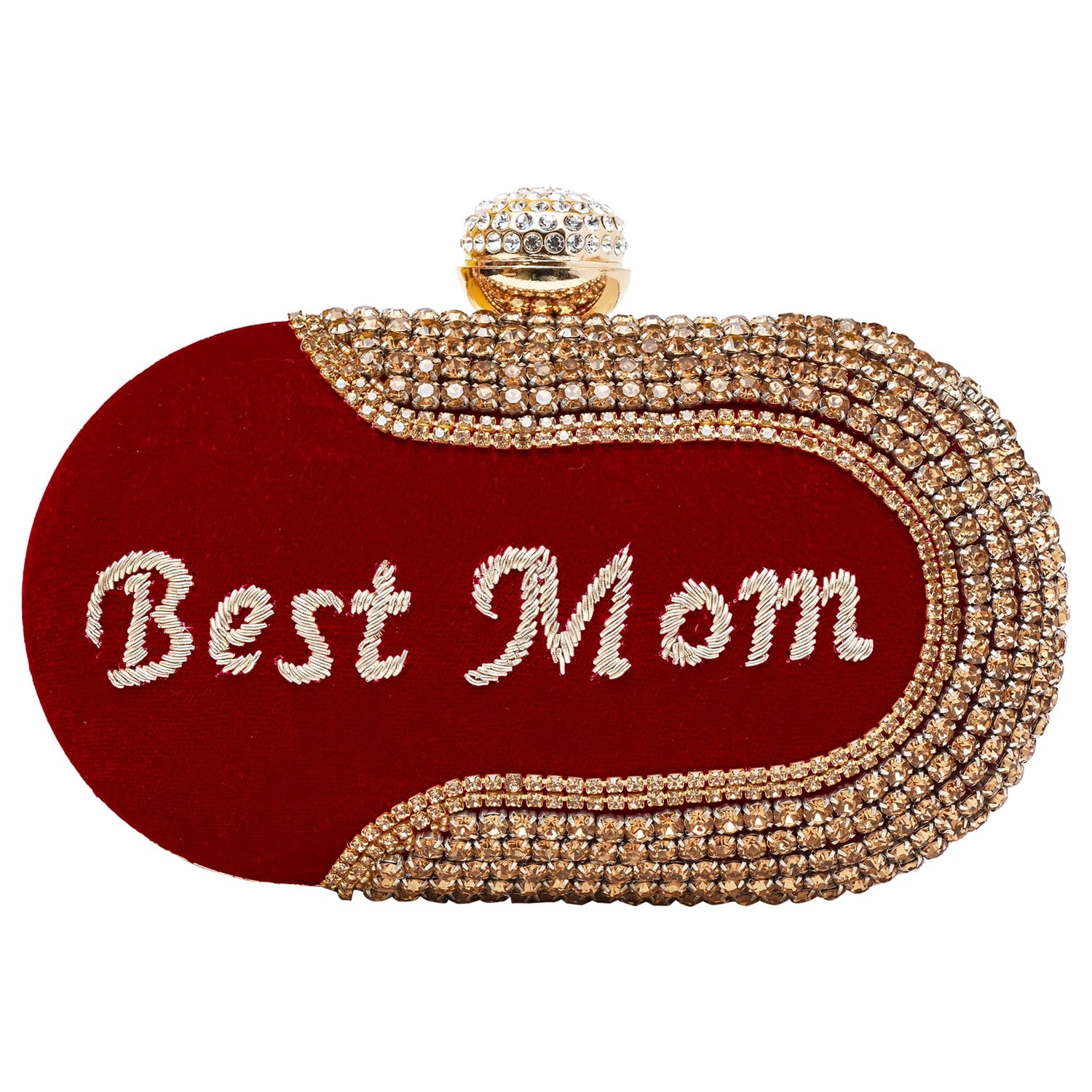 Best Mom Red Clutch