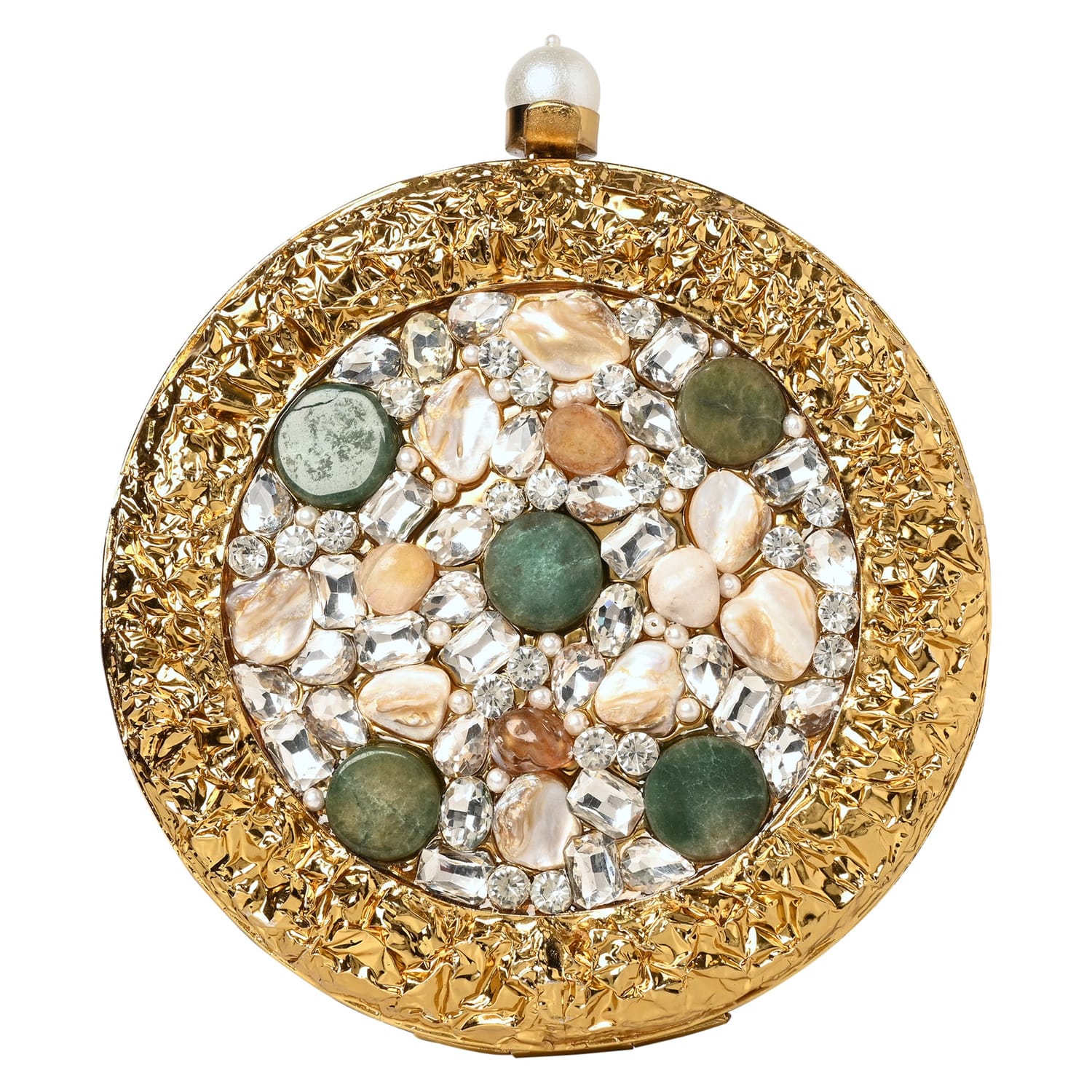 Indira Golden Clutch