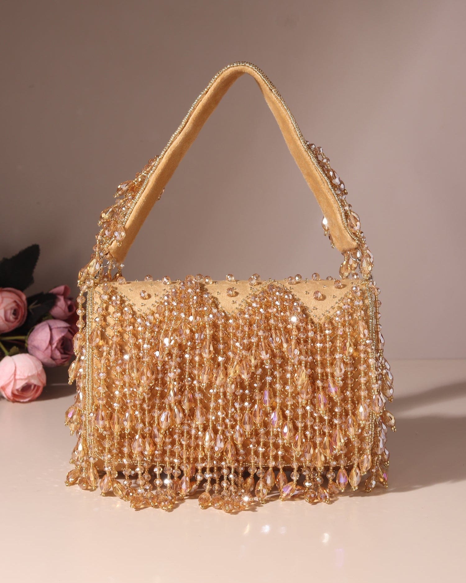 Shabnam Blue Flap Bag