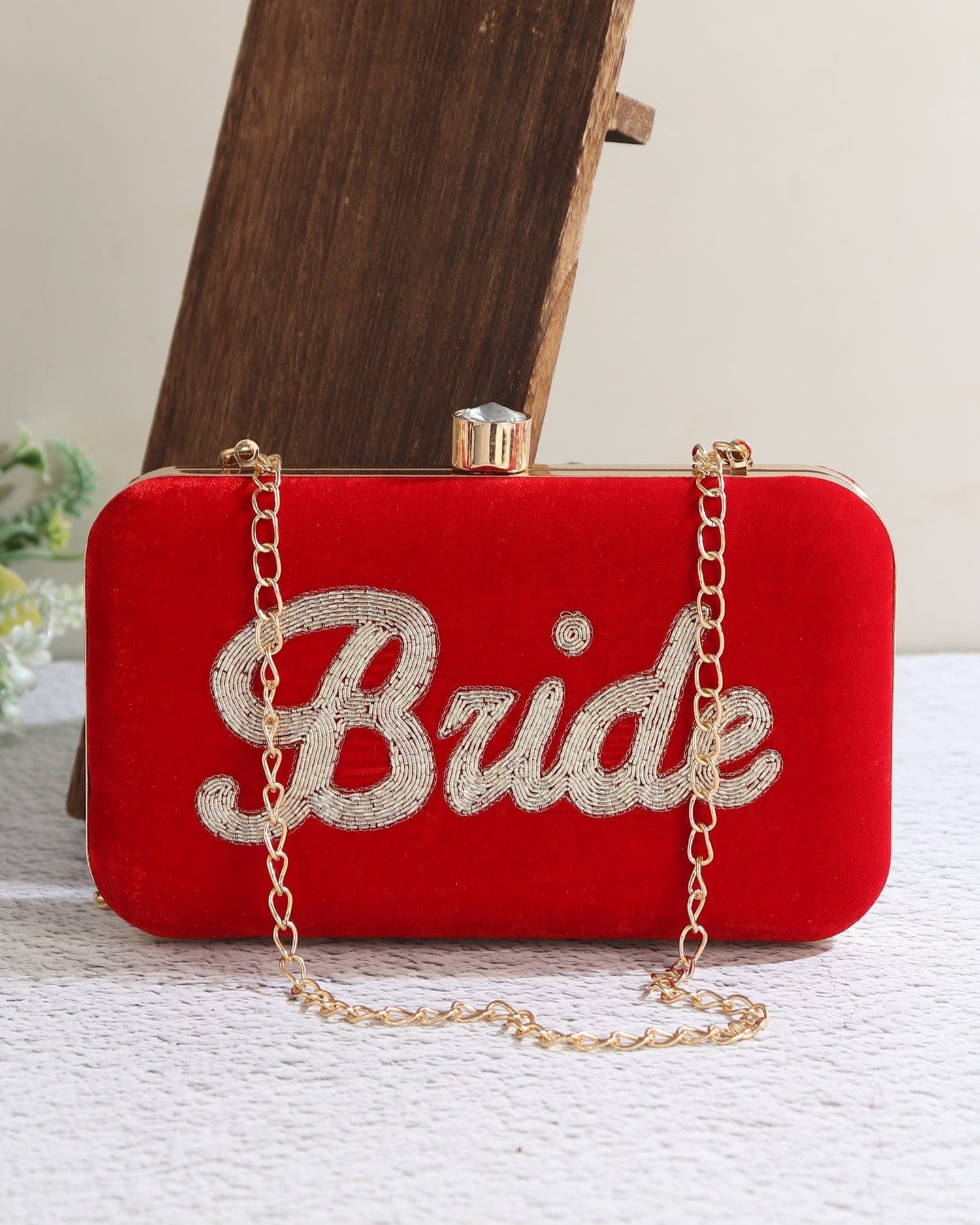 Bridal Name Clutch